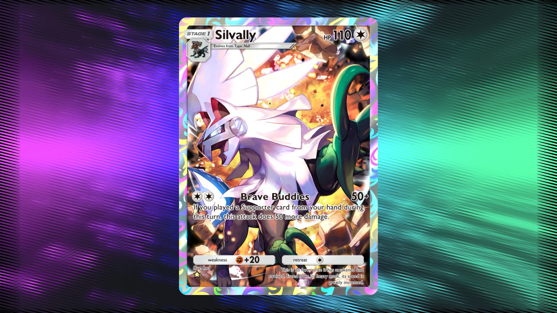 Silvally can succeed in any Supporter heavy deck, dishing out 100 damage for cheap.