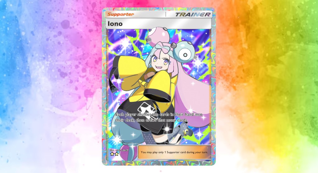 Sometimes a mulligan can make a huge difference. Iono is great because she gives you a decent chance of finding the card that you need.