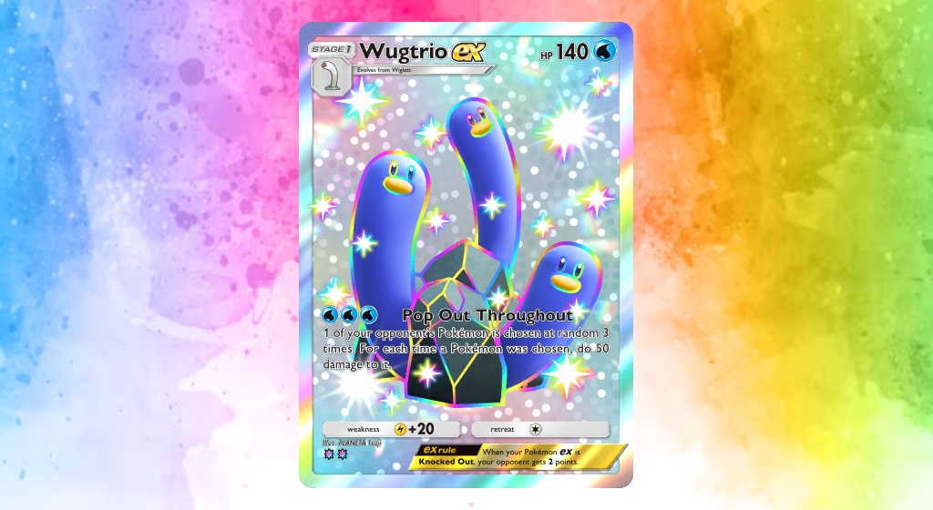 Wugtrio ex is an absolute powerhouse that can easily be built up with Misty. 150 undirected damage is just incredible.