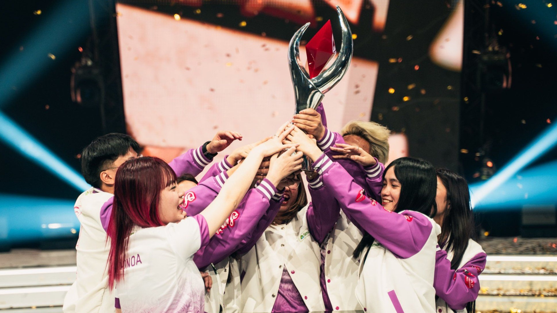 Smart Omega Express won the Mobile Legends women's invitational at the Esports World Cup