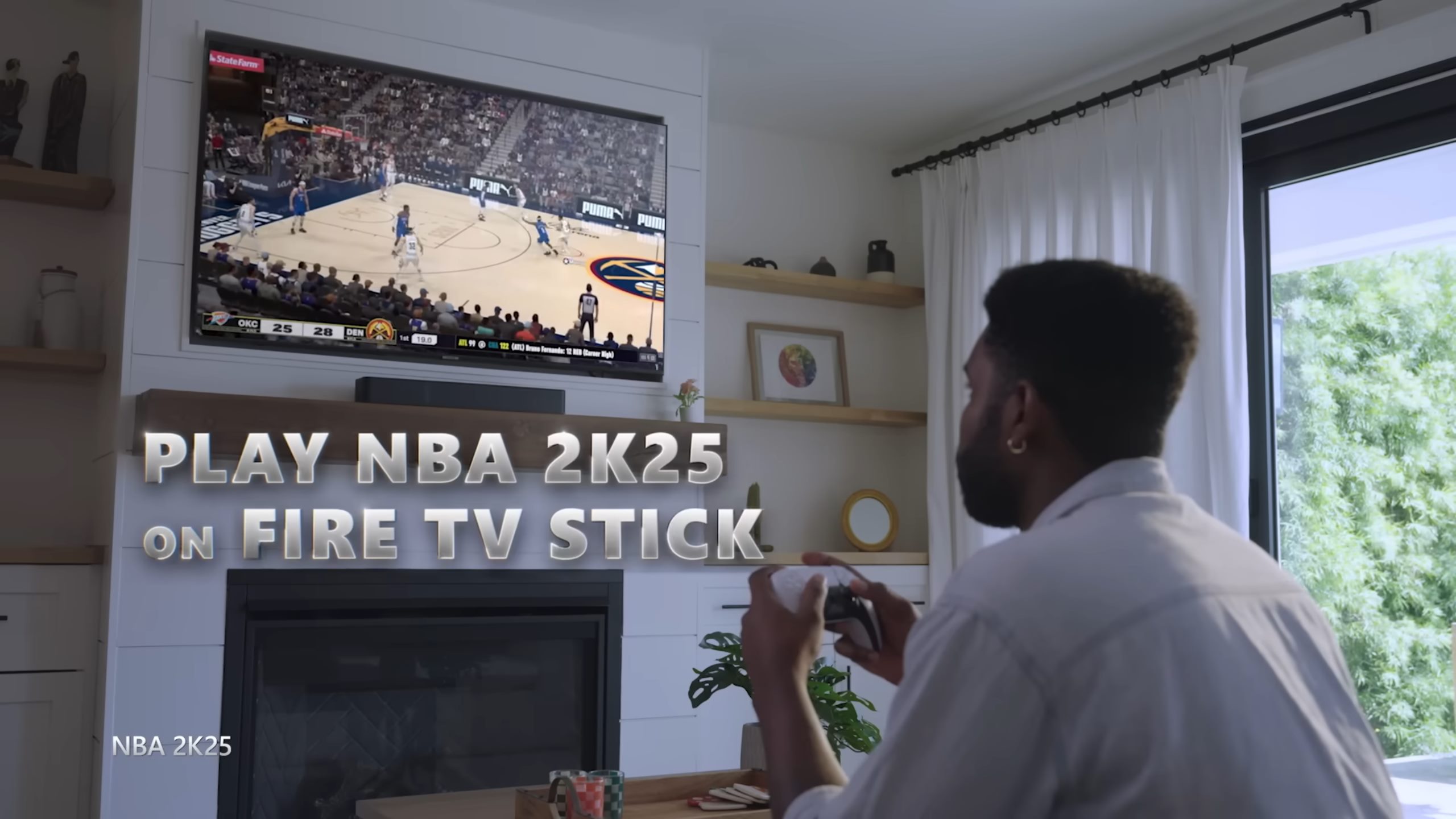 NBA 2K25 can be played on a Fire TV Stick thanks to the Xbox Cloud Gaming service