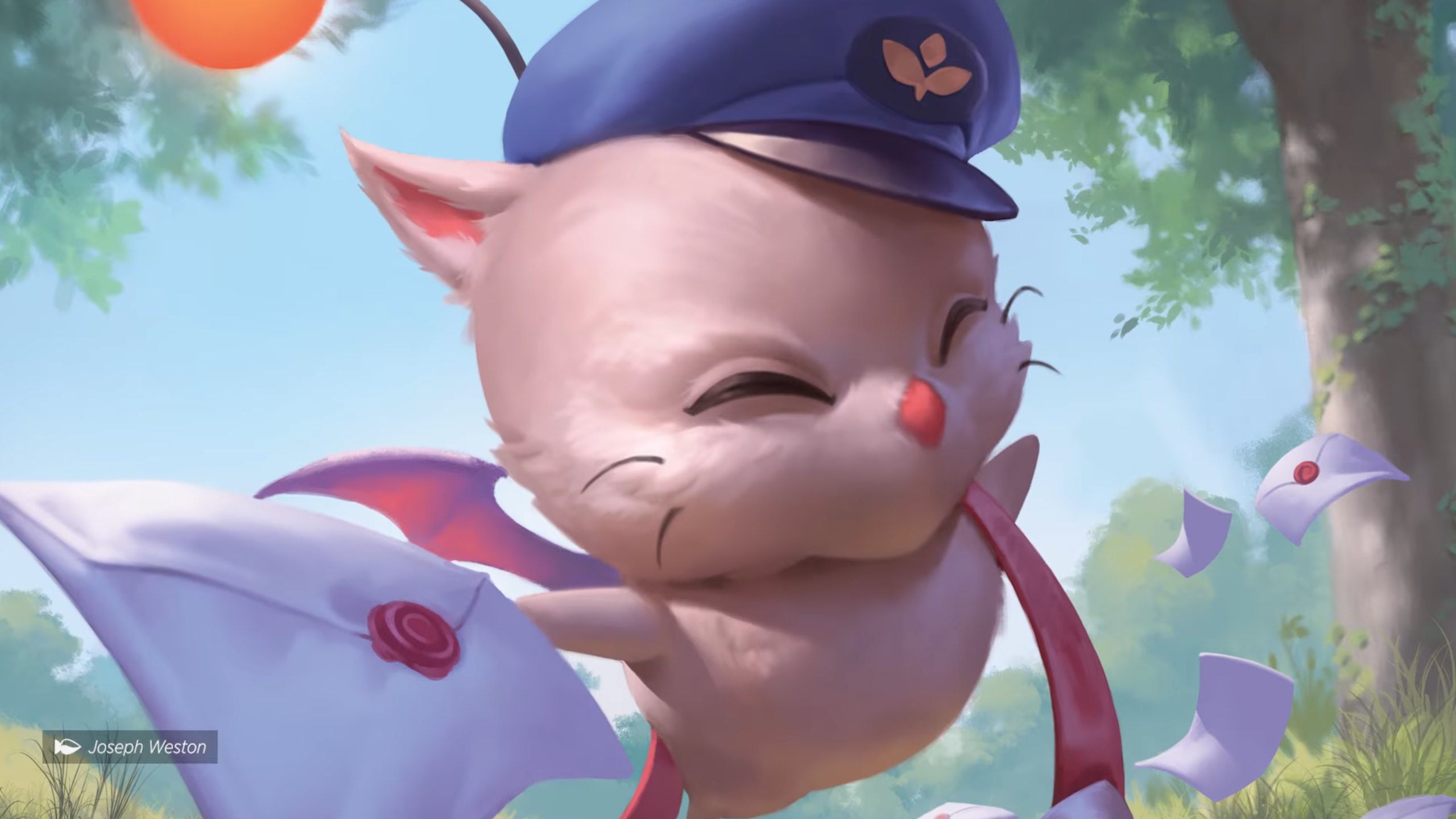 Moogle courier art by Joseph Weston