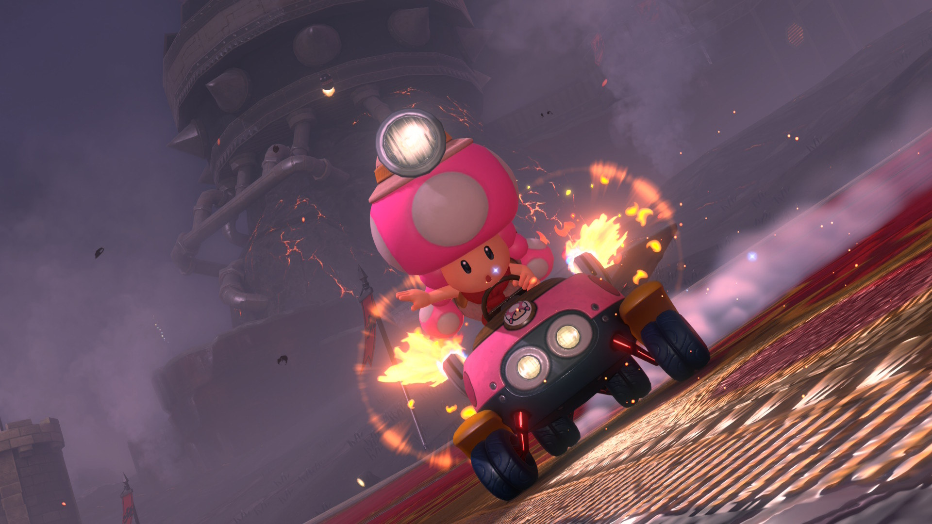 Everything about the world in Mario Kart World is extremely charming, from the music to the characters to the environments available.