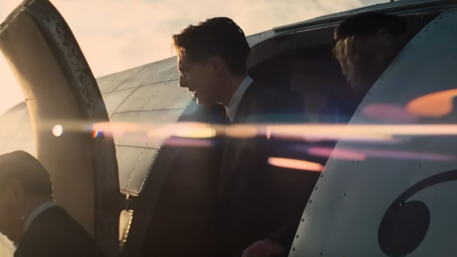 Marty Mauser as he's stepping off Rockwell's private plane in Japan.