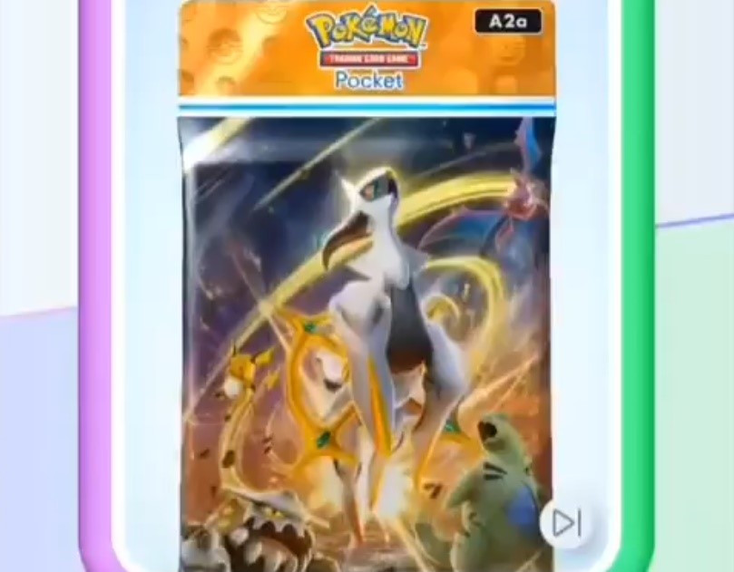 On Triumphant Light's pack art, you can clearly see Arceus, Crobat, and Tyranitar. These Pokémon will make their Pokémon TCG Pocket debut in this new set.