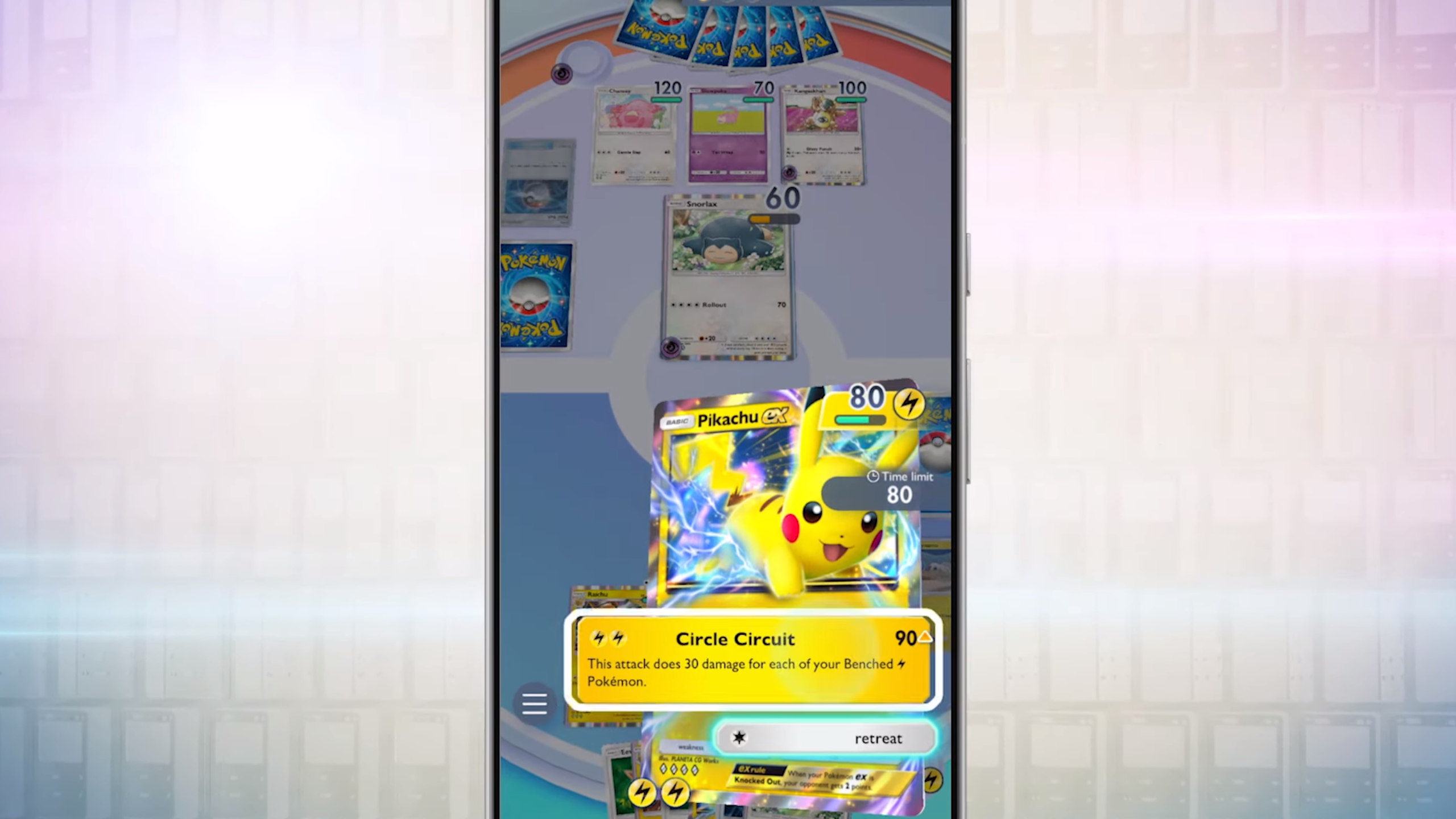 Pokemon Trading Card Game Pocket's UI is leagues ahead of Pokemon TCG Live. Supposed to look like the TCG and actually looks nice graphically