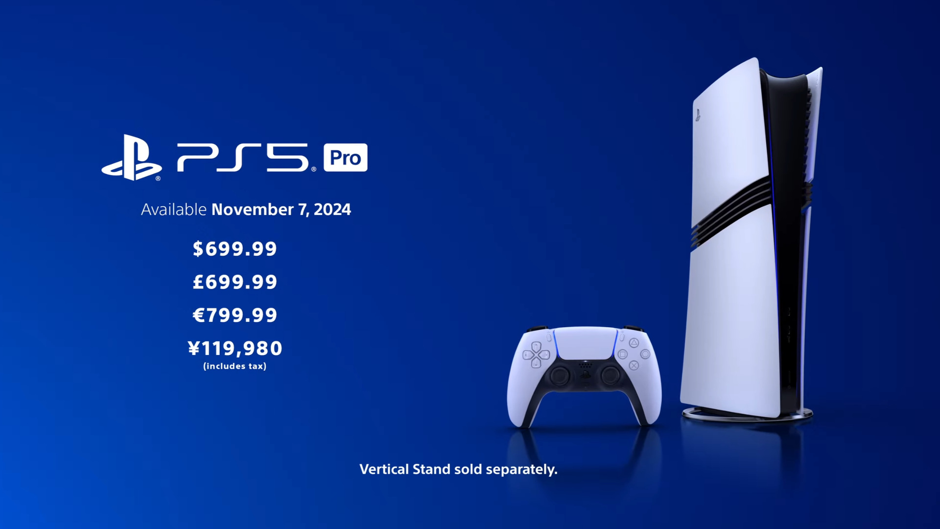 PS5 Pro MSRP listings - $699.99 USD most notable