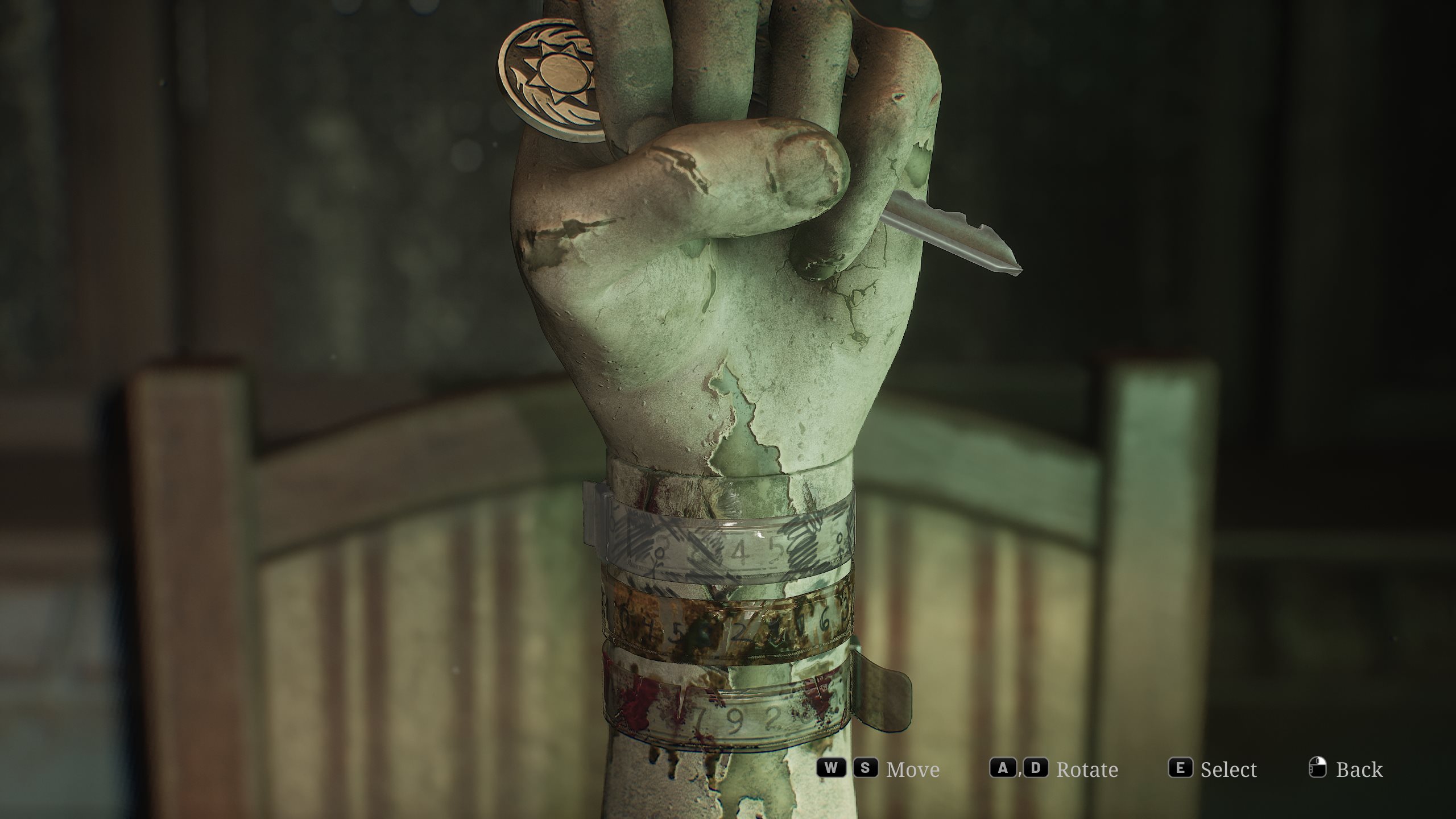 One of the main puzzles in the hospital in Silent Hill 2 Remake revolves around gathering bracelets to put on a sculpted hand, gripping a key