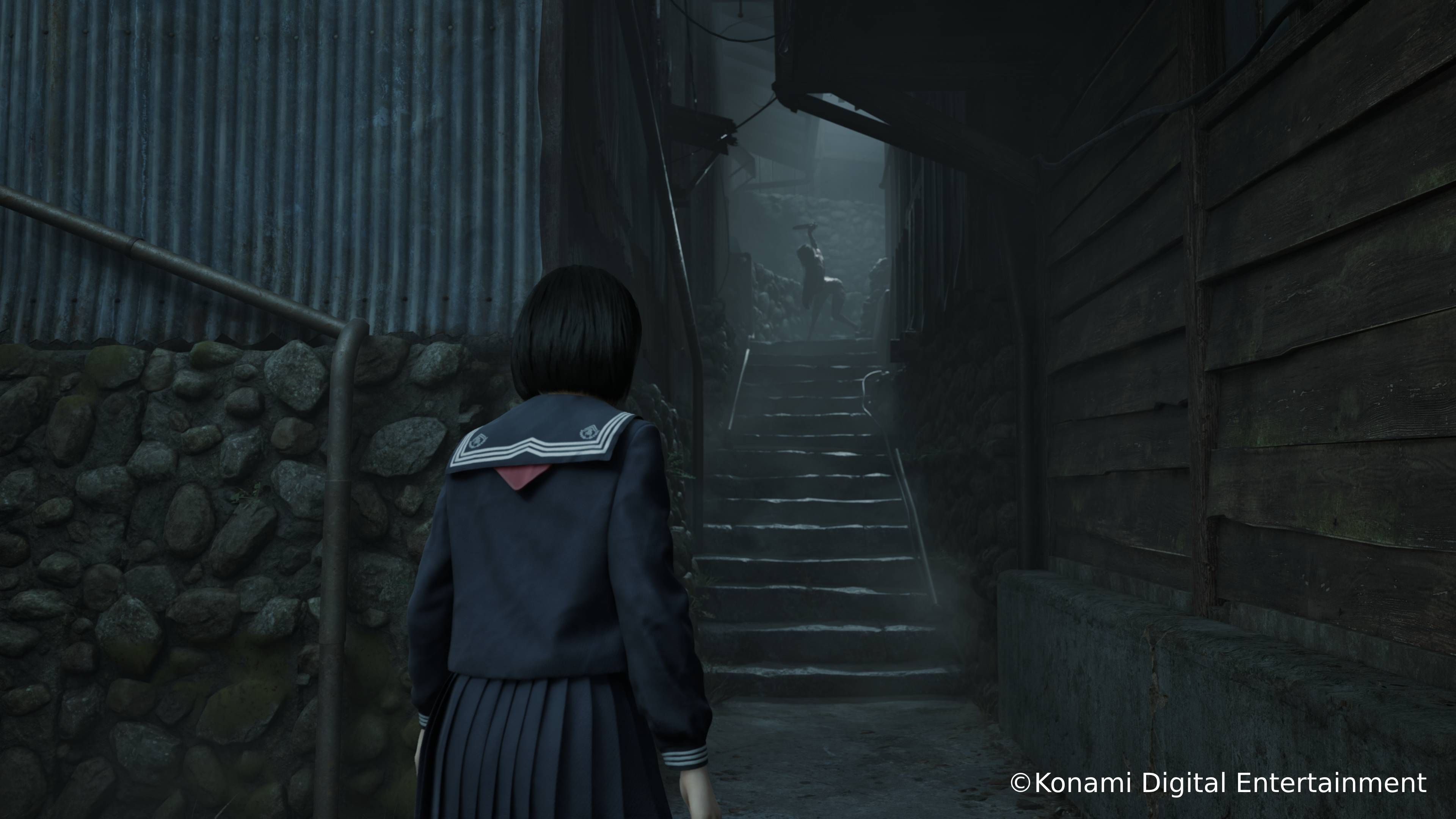 Ebisugaoka, the central setting of Silent Hill f, is based on a real Japanese town called Kanayama. The tight alleyways are perfect for Silent Hill-style horror.