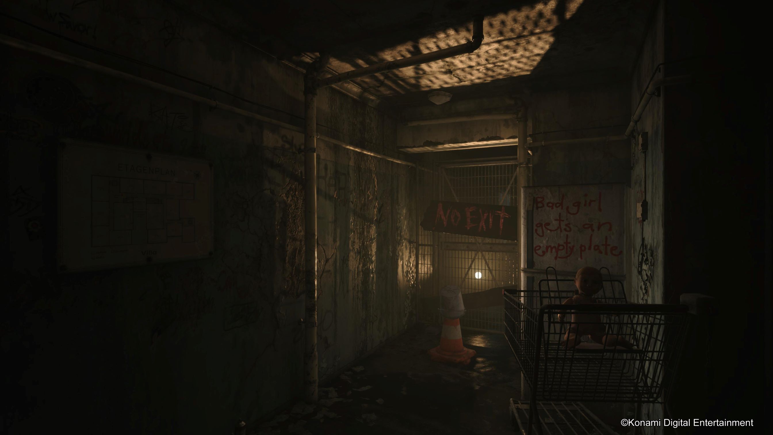 Ambient interior of Silent Hill: The Short Message