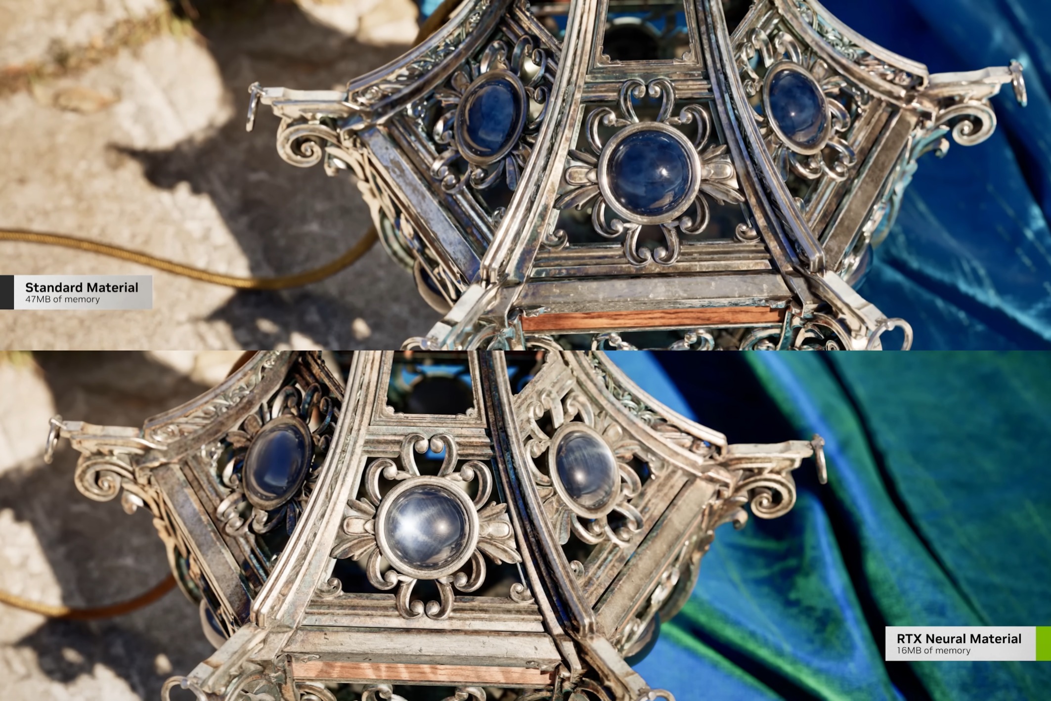 RTX Neural Rendering could be the future of computer graphics. Theoretically, AI can be used to ray-trace and add further complexity to textures.
