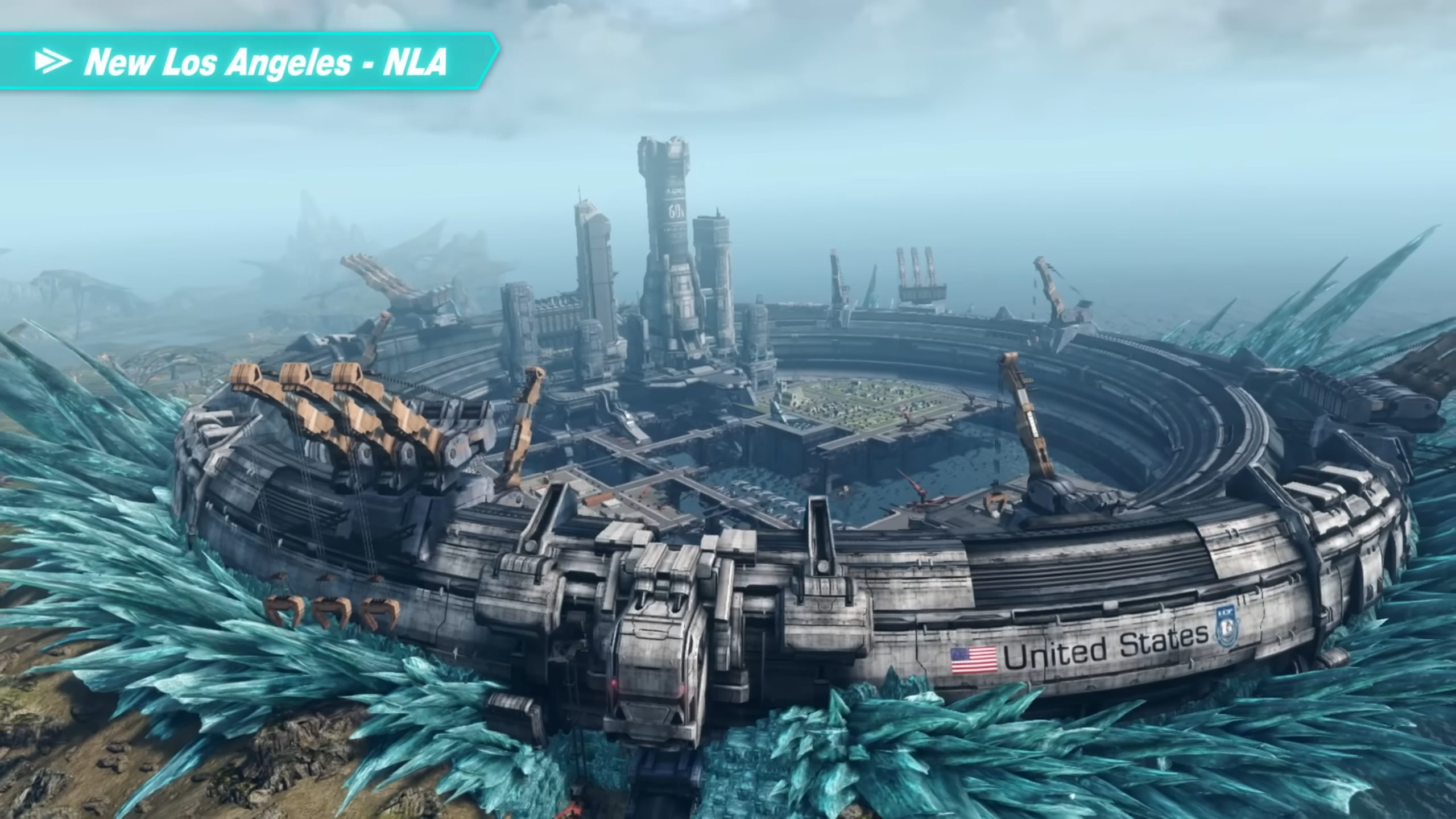 New Los Angeles is the central hub of Xenoblade Chronicles X. You report back to NLA to get new quests and purchase all kinds of things.